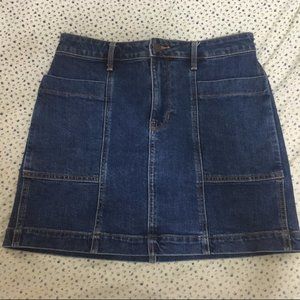 Old Navy High-Waisted Utility Pocket Jean Skirt